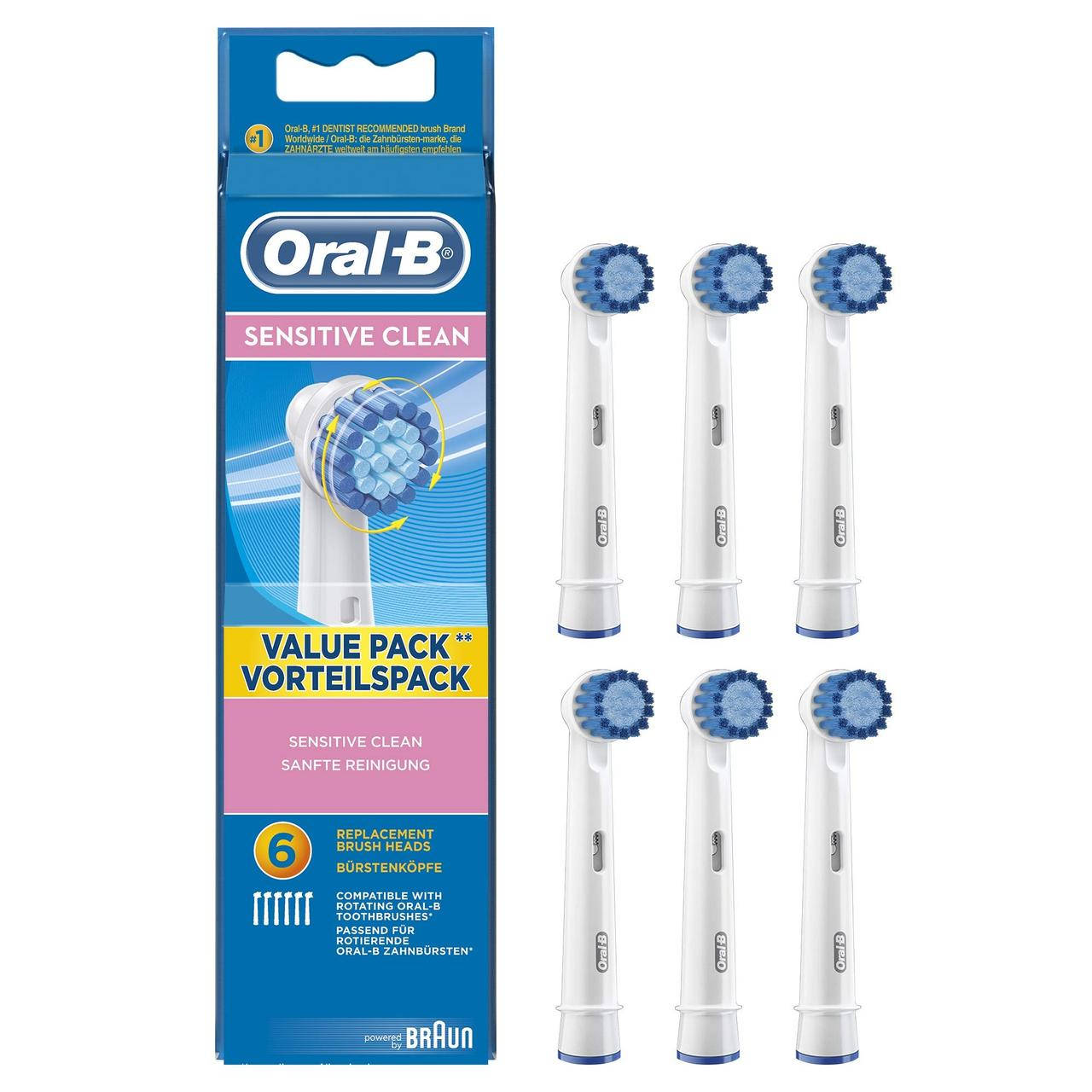 

Насадки для зубных щеток Oral-B Sensitive Clean (ціна за одну насадку)