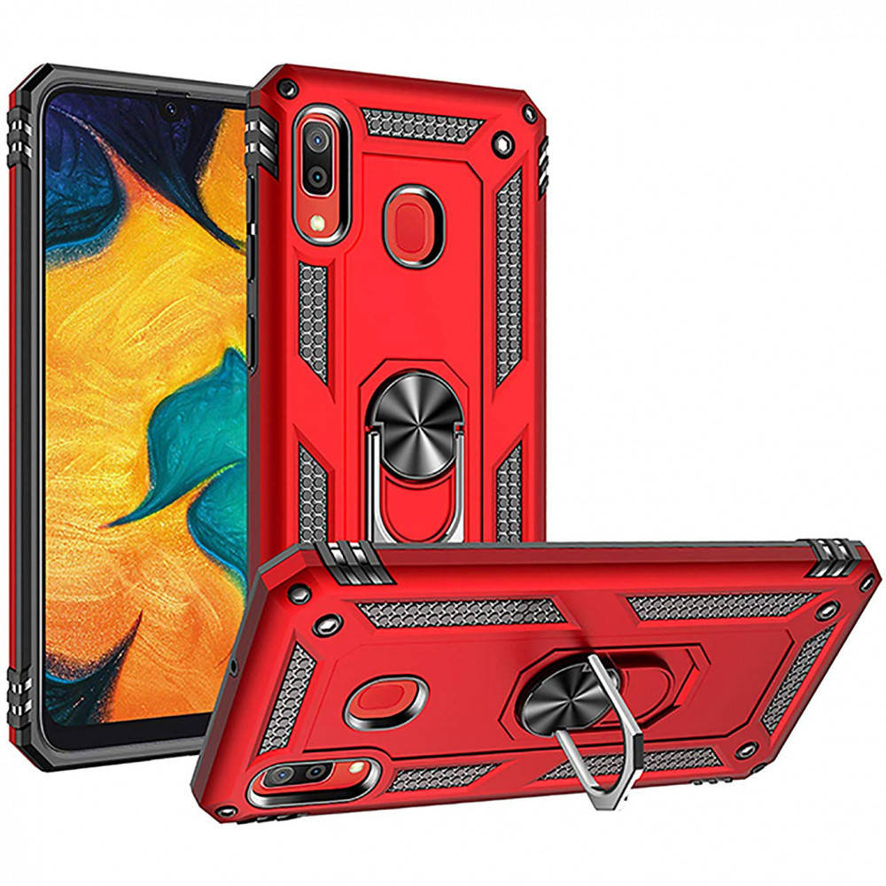 

Ударопрочный чехол Serge Ring for Magnet для Samsung Galaxy A20 / A30