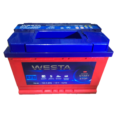 

Аккумулятор автомобильный Westa 6СТ-78 АзE EFB Start Stop