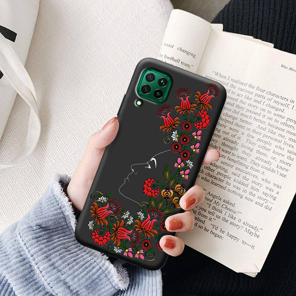 

Чехол BoxFace Huawei P40 Lite Черный с принтом 3D Ukrainian Muse