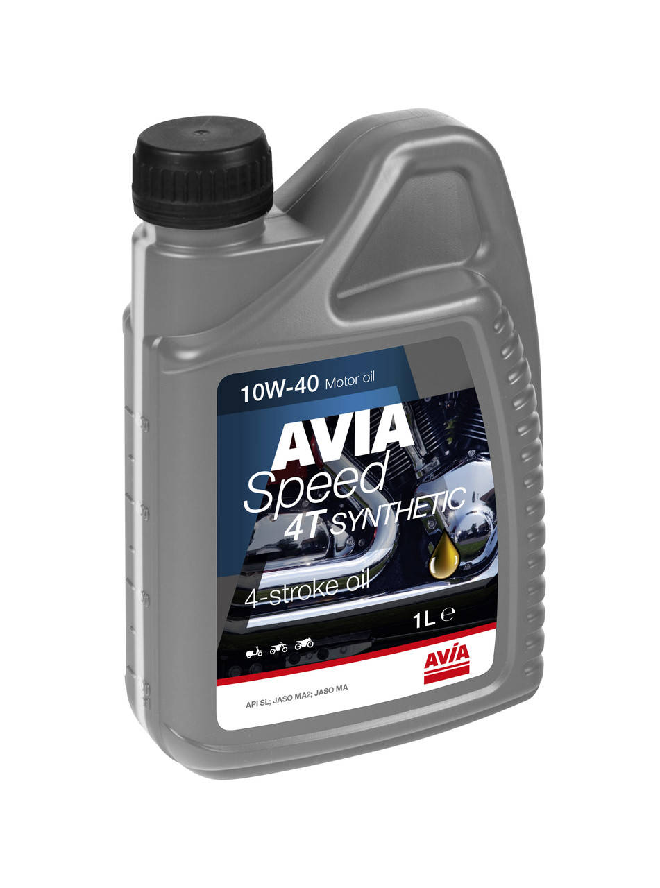 

Масло для 4-тактних двигунів AVIA SPEED 4T Synthetic 10W40 1л