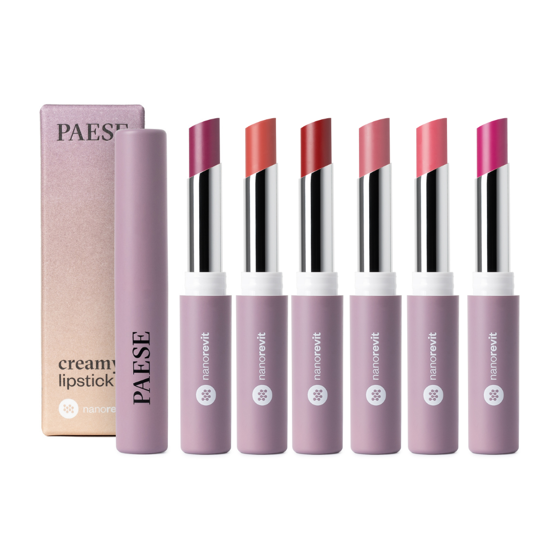 

Помада для губ CREAMY LIPSTICK NANOREVIT PAESE