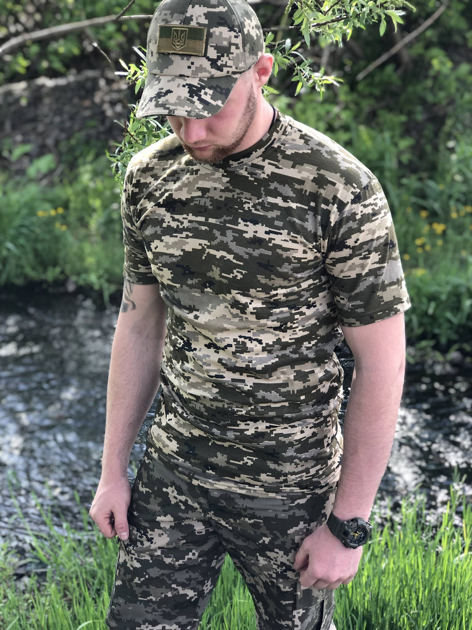 

ФУТБОЛКА ПИКСЕЛЬ ЗСУ Х/Б