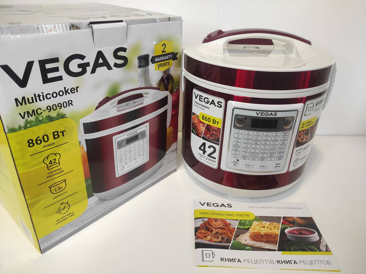 

Мультиварка Vegas VMC-9090R 42 режима йогуртница FS