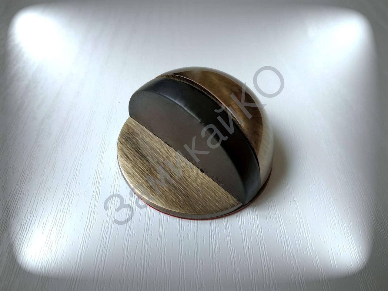 

Ограничитель дверной самоклеящийся Metal-bud 0002 бронза