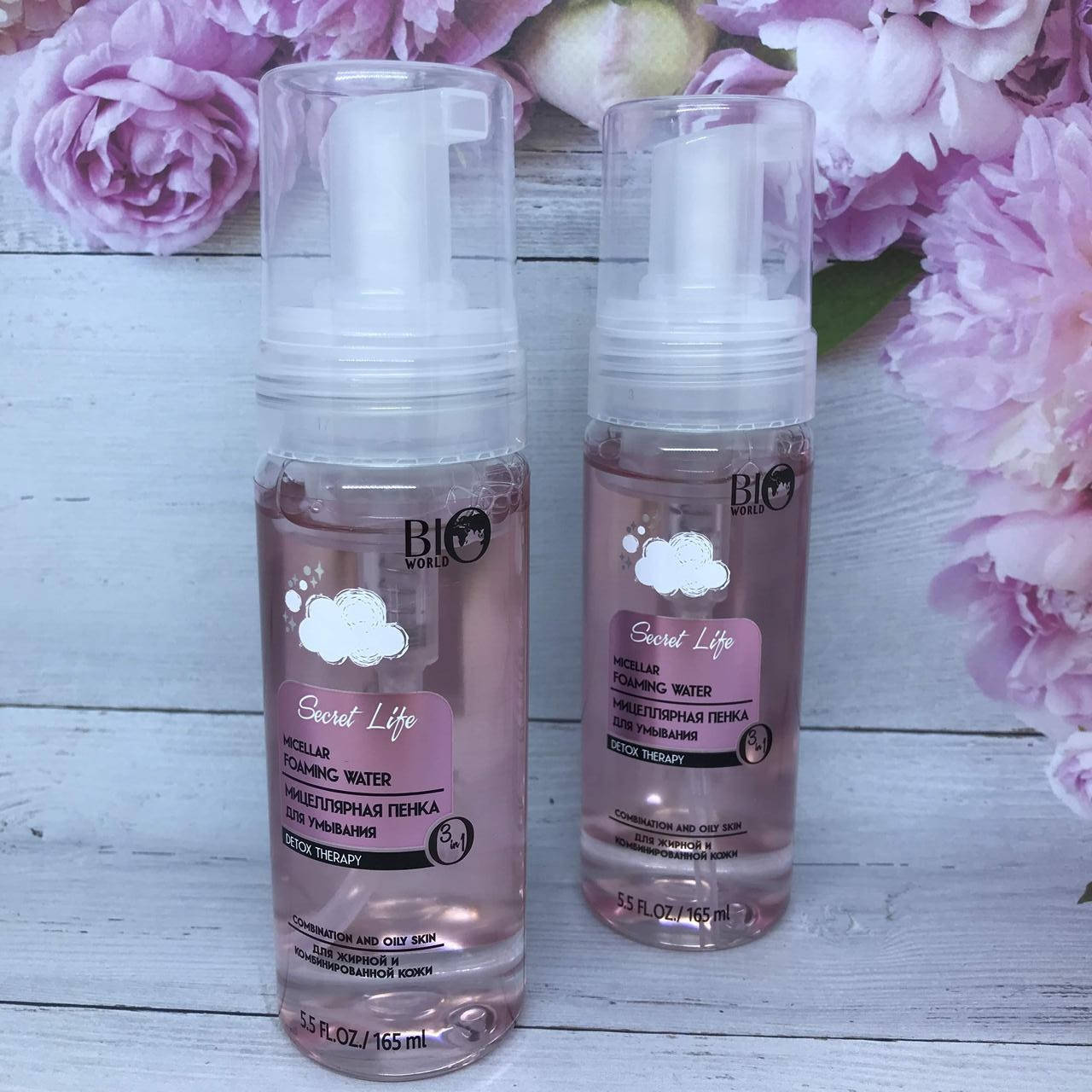 

Мицеллярная пенка для умывания detox therapy Bio World