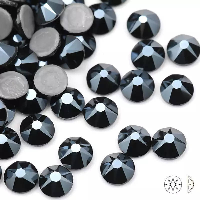 

Стразы Xirius Crystals Hotfix, цвет Jet Hematite, ss16 (3.8-4mm), 100шт, Серый