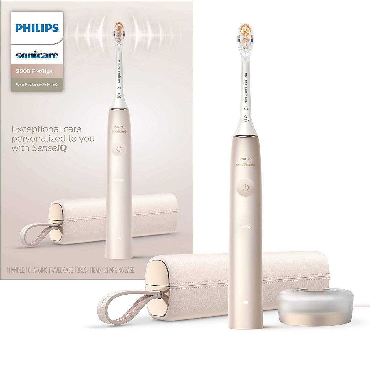

Электрическая звуковая зубная щетка PHILIPS Sonicare 9900 Prestige SenseIQ HX9992/11