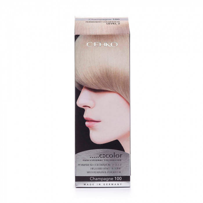 

Стойкая крем-краска для волос C:EHKO C:COLOR Professional Coloration тон 100 Шампань