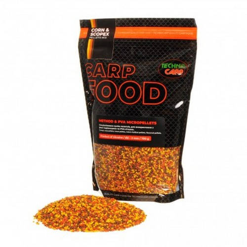 

Пеллетс Texnokarp Method & PVA Micropellets Corn & Scopex Mix 700g