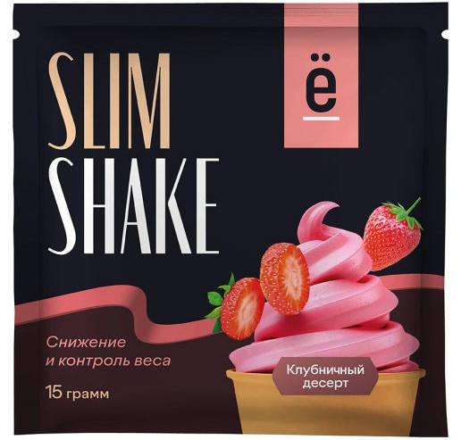 

Протеиновый коктейль Ё|Батон Slim Shake Клубничный Десерт (15 грамм)