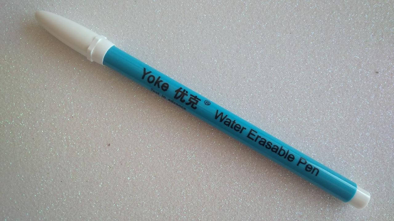 

Маркер "YOKE" Water Erasable Pen исчезающий для ткани (вода), фломастер