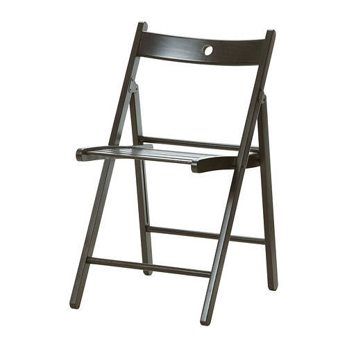 

ТЕРЬЕ Стул складной, черный, 00222440, IKEA, ИКЕА, TERJE