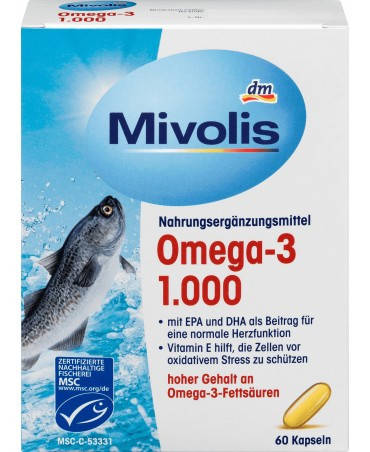 

Капсулы Mivolis Omega-3 1000 мг Оригинал