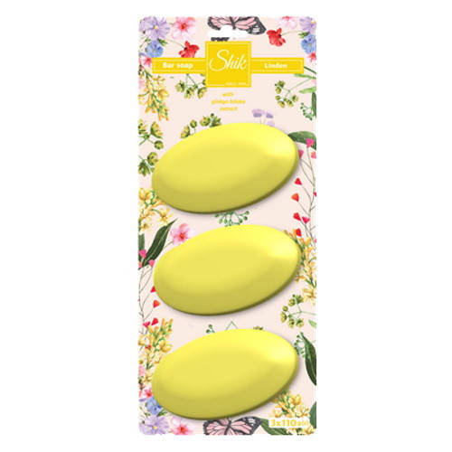 

ШИК мыло туалетное твердое Липа планшет, 3х110 г