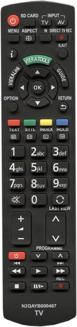 

Пульт для телевизора Panasonic N2QAYB000487