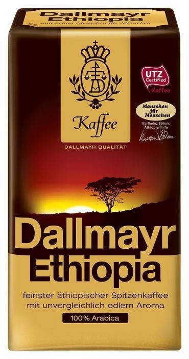 

Кофе молотый немецкий Dallmayr Ethiopia, 500г, из элитных сортов эфиопской арабики