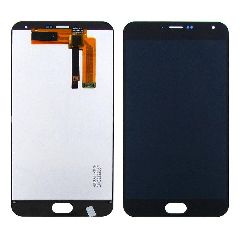 

Дисплей (lcd экран) для Meizu M2 Note с чёрным тачскрином, Черный