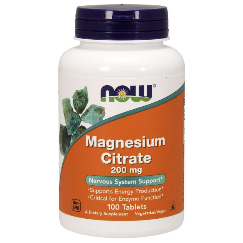 

Магній цитрат NOW Foods Magnesium Citrate 200 мг 100 таблеток