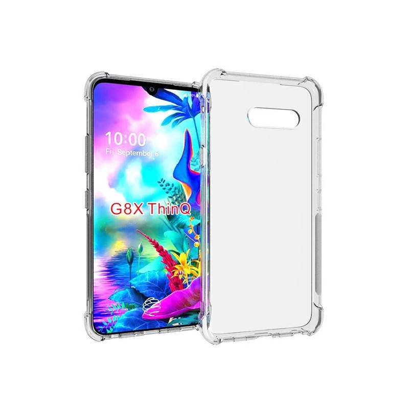 

Lg G8X / g8x / V50s чехол прозрачный силиконовый противоударный AirBag TPU