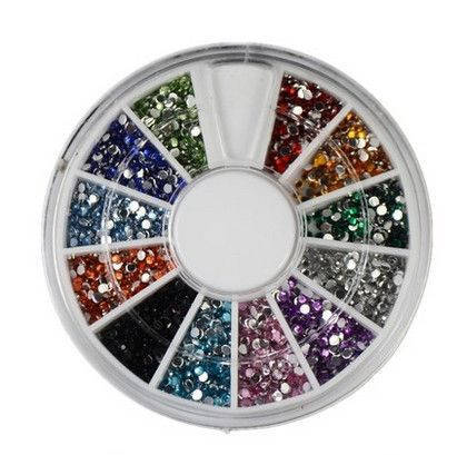 

Карусель цветная дня ногтей, Разные цвета