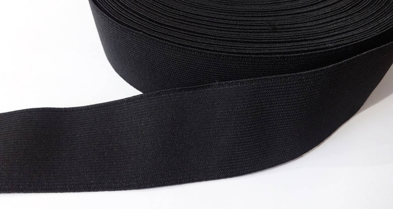 

Резинка 4 см черная Fabric Plus, Черный