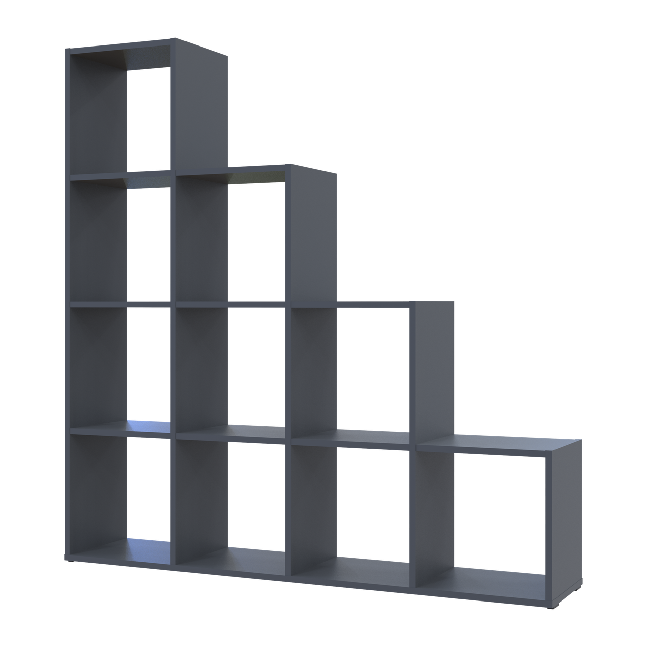 Стелаж Doros Степ 4х4 Графіт відкритий 136.2х28.8х140.7 (41516167) 3