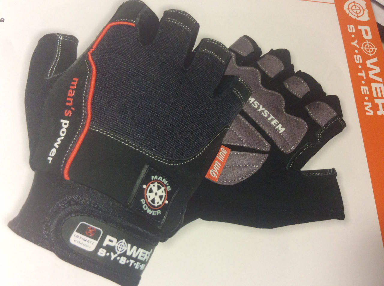 

Перчатки для фитнеса мужские MANS POWER р. L