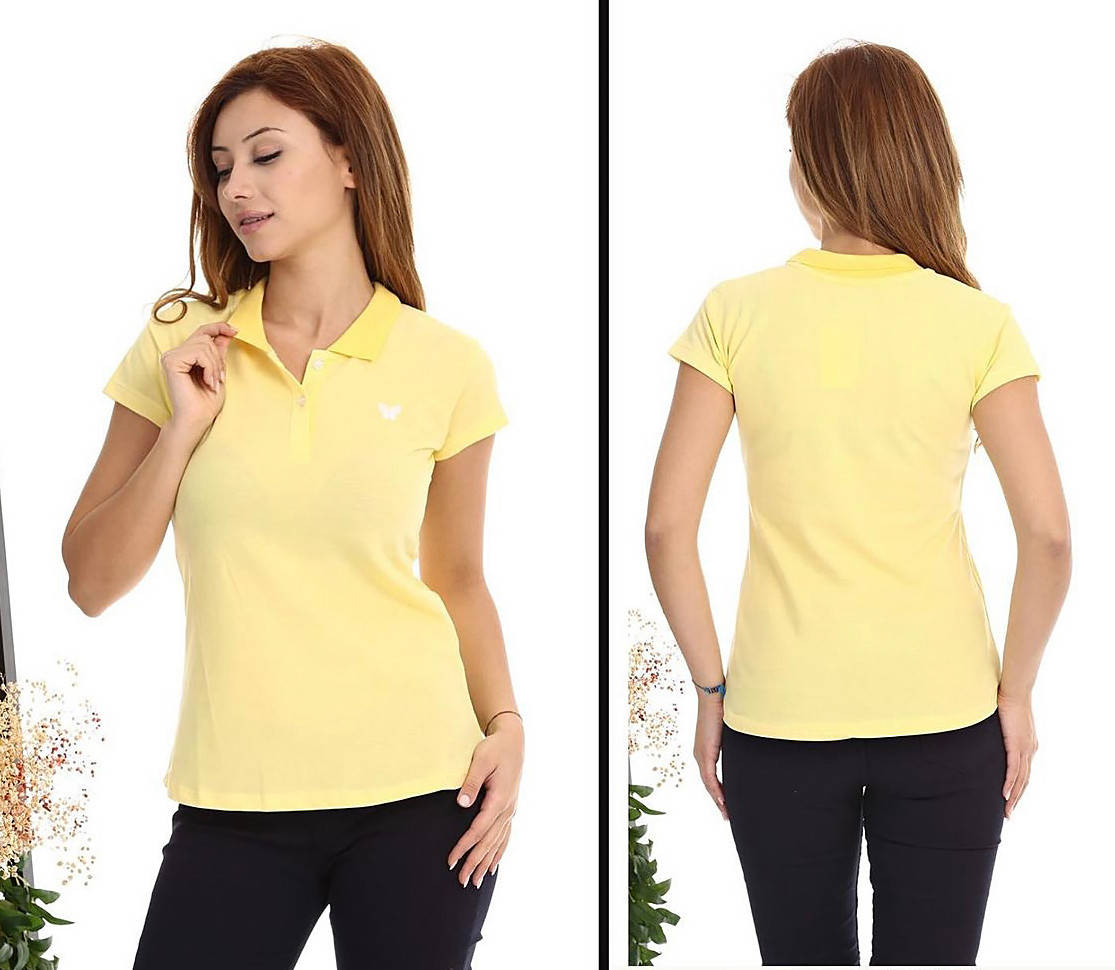 

Женское однотонное поло Турция 42-48 (в расцветках)