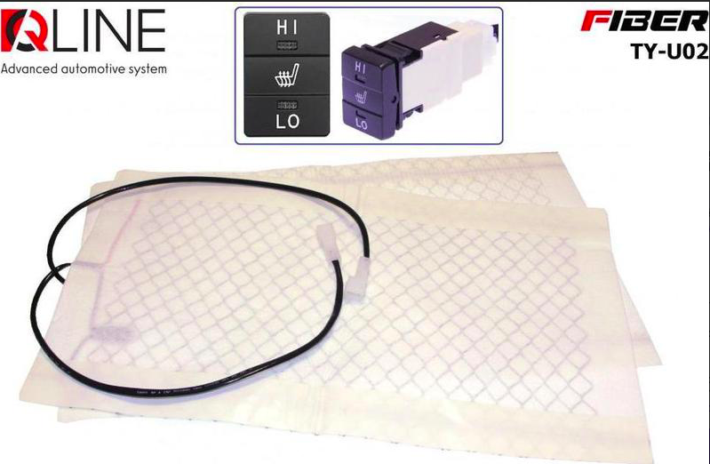 

Подогрев сидений (встраиваемый) QLine Fiber TY-U02 (1 сидение)