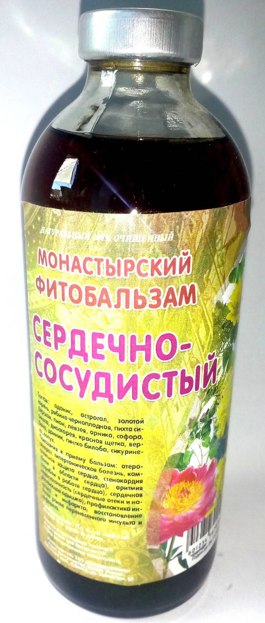 

Монастырский фитобальзам Сердечно-сосудистый, 250 мл