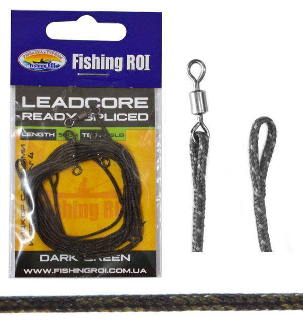 

Lead Core петли Fishing ROI тёмно-зелёный 35Lb (упак.3 шт), Темно-зеленый
