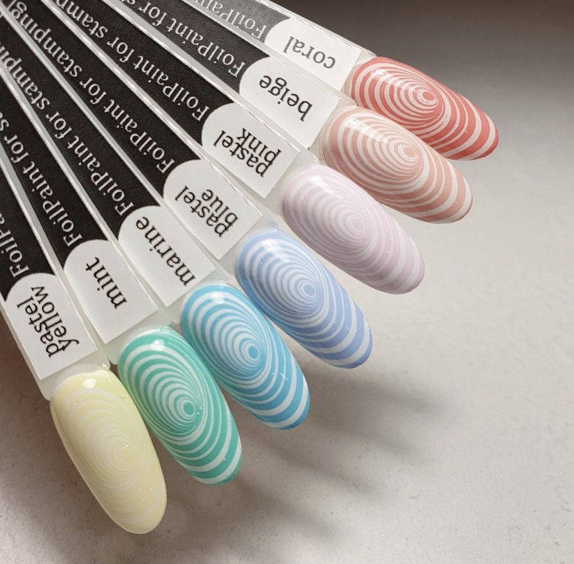 

Pastel blue Лак краска для стемпинга Actuelle 8 мл