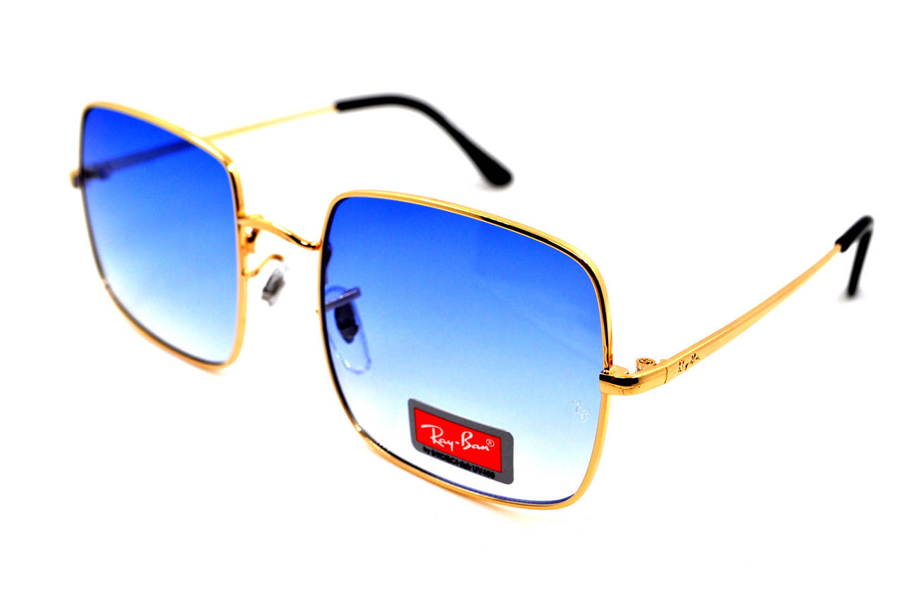 

СОЛНЦЕЗАЩИТНЫЕ ОЧКИ RAY-BAN 1971 С6 Золото-синие, Синий