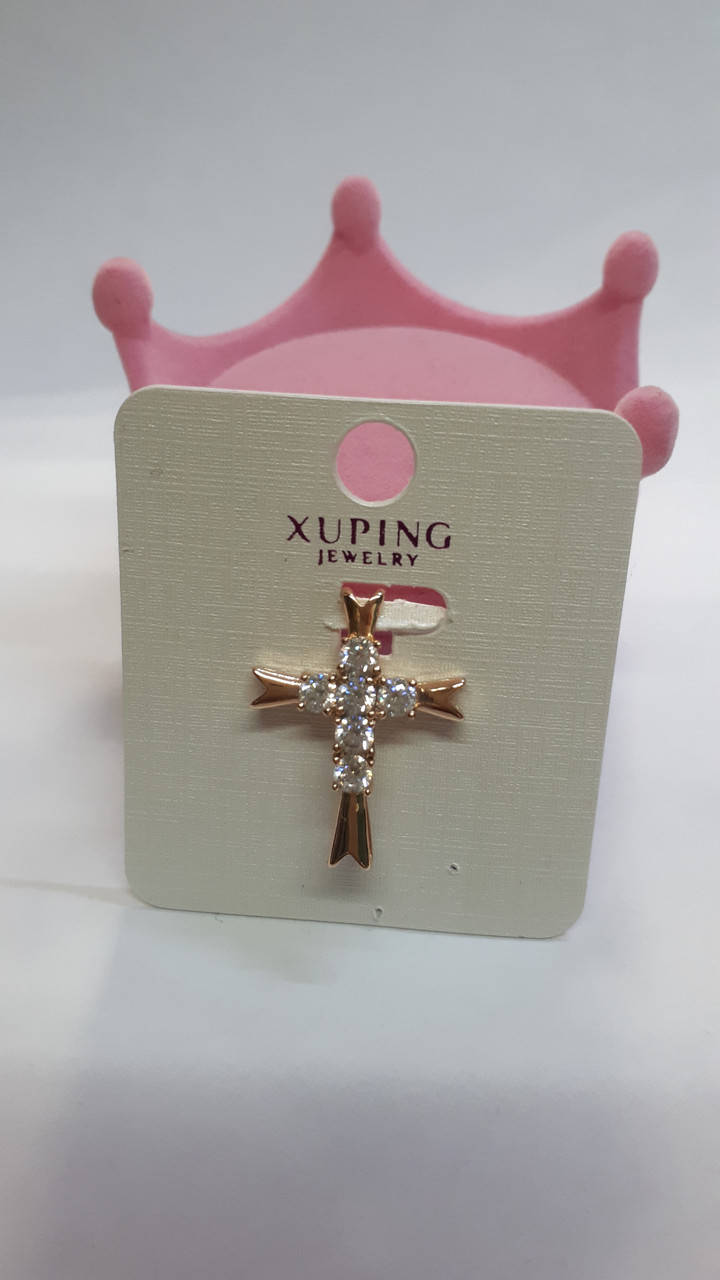 

Крест из медицинского золота хьюпинг