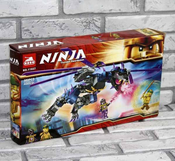 

Конструктор 11657 Ниндзя Ниндзяго Дракон Оверлорда, 382 дет Lego
