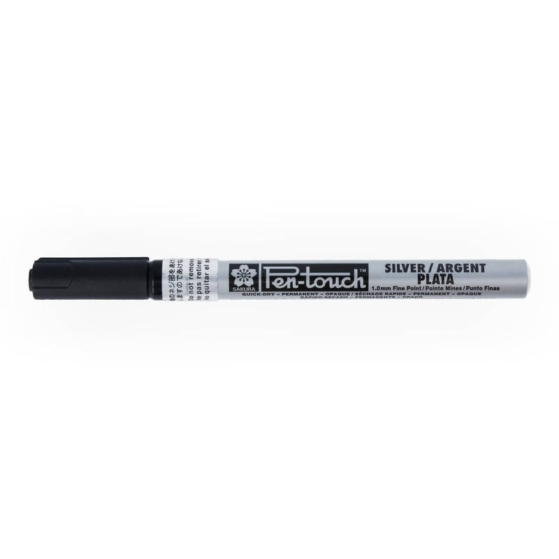 

Маркер Pen-Touch Серебро, тонкий (FINE) 1мм, Sakura