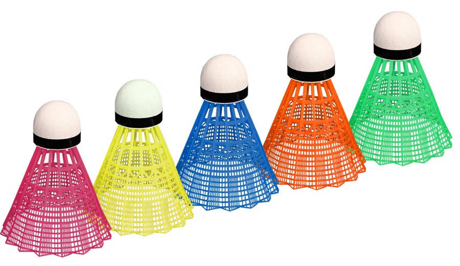 

Воланчики для бадминтона Avento® MULTI-COLOUR 5шт. 65SA