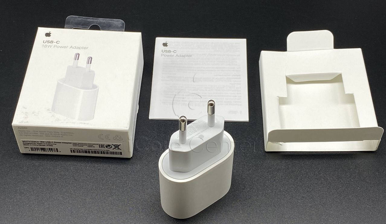 

Адаптер питания USB-C 18 Вт iPhone Быстрая Зарядка для айфон 11 12 pro mini, Белый