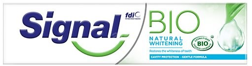 

Зубная паста отбеливающая SIGNAL Bio Natural Whitening 75 мл. БИО !!! Германия. 8710604763776