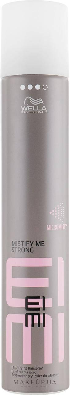 

Сухой лак для волос сильной фиксации Wella Professionals Mistify Me Strong 300мл