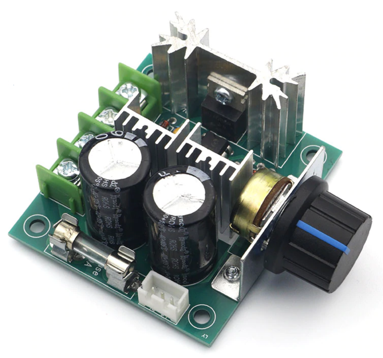 

DC ШИМ регулятор 12-40В / PWM регулятор скорости мотора 10А 400W 13 кГц