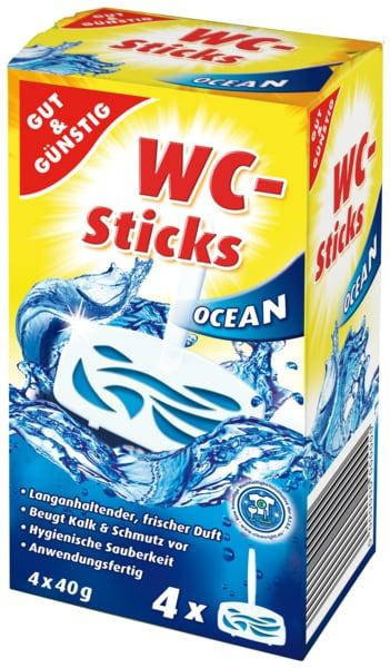 

Гигиенический блок для унитаза Gut & Gunstig WC-sticks Ocean 4х40 гр