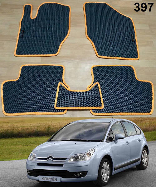 

Коврики ЕВА в салон Citroen C4 '05-09, Черный