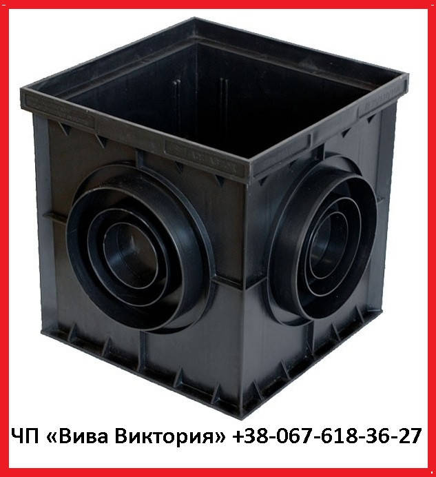 

Дождеприемник пластиковый 300 х 300 Gidrolica, Черный