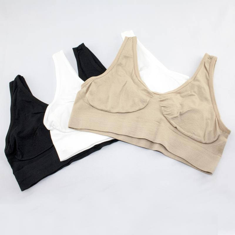 

Бюстгальтер бесшовный Ahh Bra (ах бра) комплект из 3 шт, [XL] (Арт. 5649-2), Разные цвета