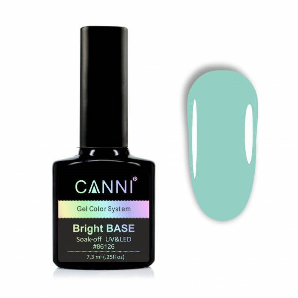 

CANNI Bright 655 Цветное базовое покрытие (дымчато-голубой) 7,3 ml