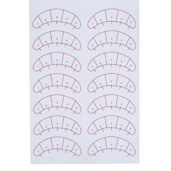 

Lucas CC Lashes. Бумажные патчи для ресниц с разметкой, 14 шт.