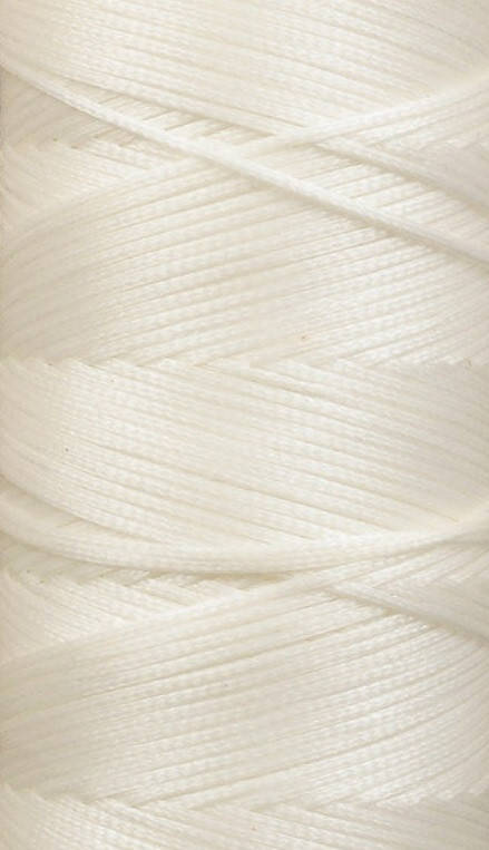 

Нитка вощёная, т. 0.8 мм цв. белый (S000), плоский шнур 100 метров