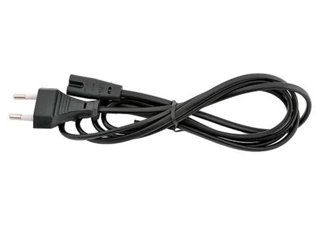 

Кабель питания C7 2 pin 1.5м 220V, Черный